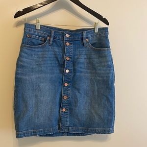 J crew size 29/8 womens denim skirt